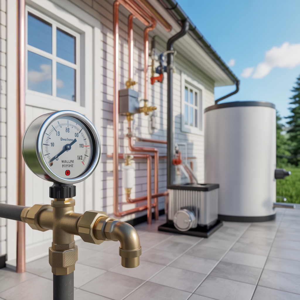 lagt vattentryck i villan checklista for felsokning